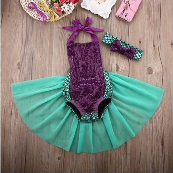 Other - Boutique baby girl "mermaid tail" outfit